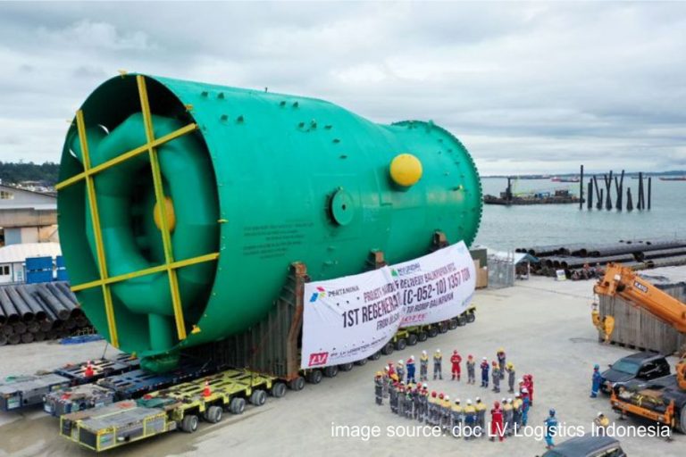 LV Logistics Indonesia deliver Heaviest and largest cargo
