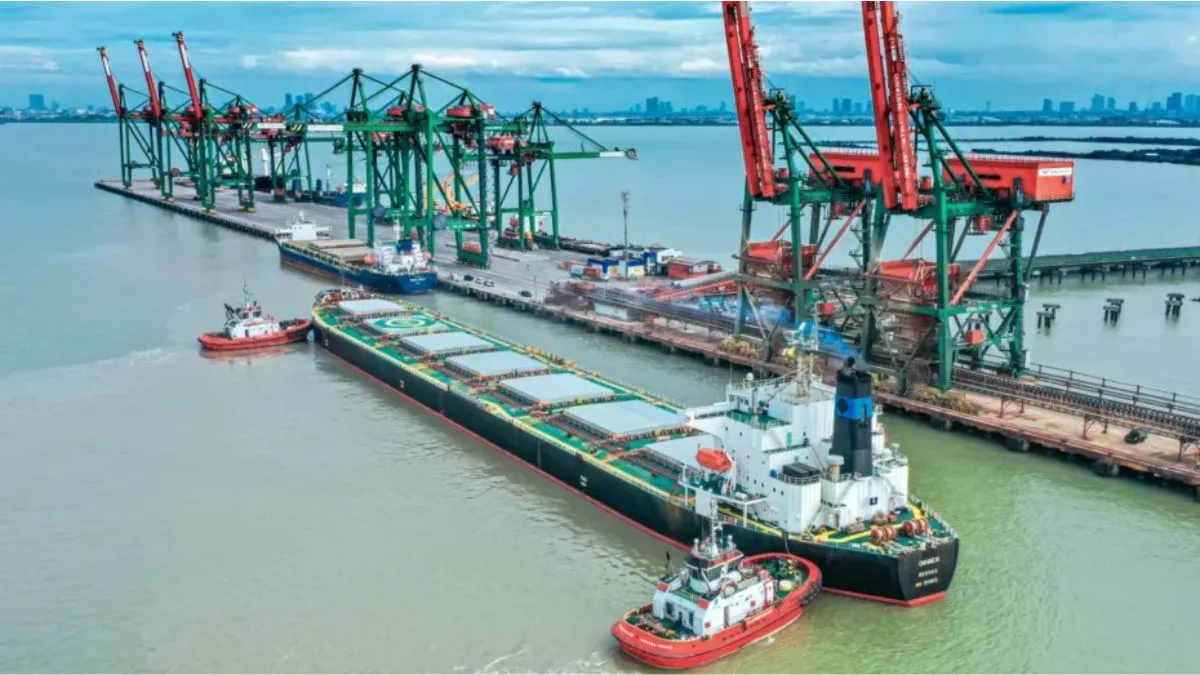 Photo: MV Danae R berthing at TTL on March 10, 2024